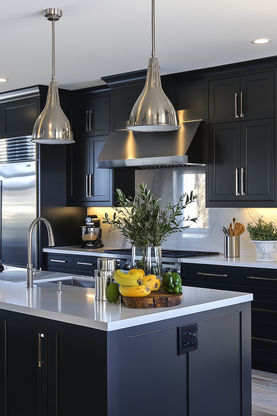 1. Modern Matte Elegance (Black Kitchen Ideas) - Black Kitchen Ideas