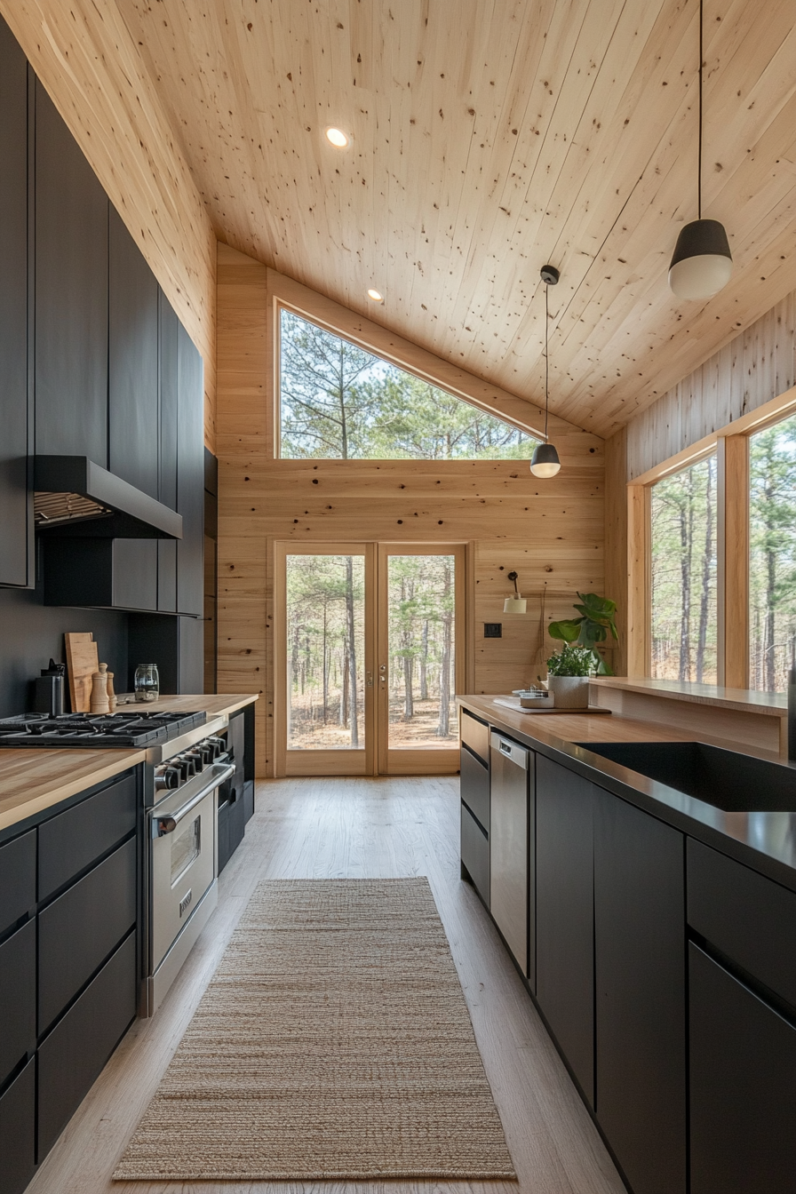 10. Modern Scandinavian Simplicity (Black Kitchen Ideas) - Black Kitchen Ideas