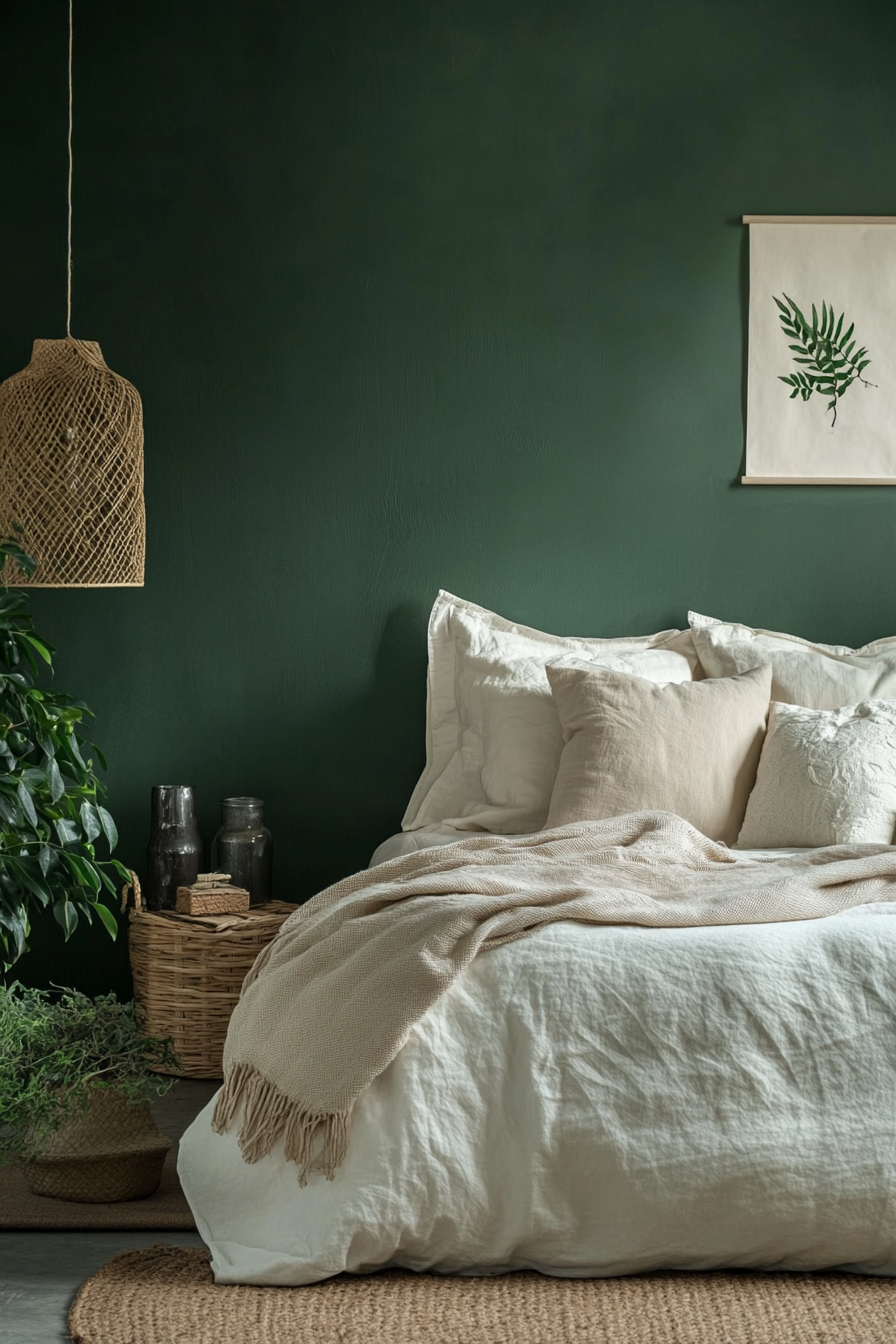 3. Olive Haven (Dark Green Bedroom Ideas) - Dark Green Bedroom Ideas