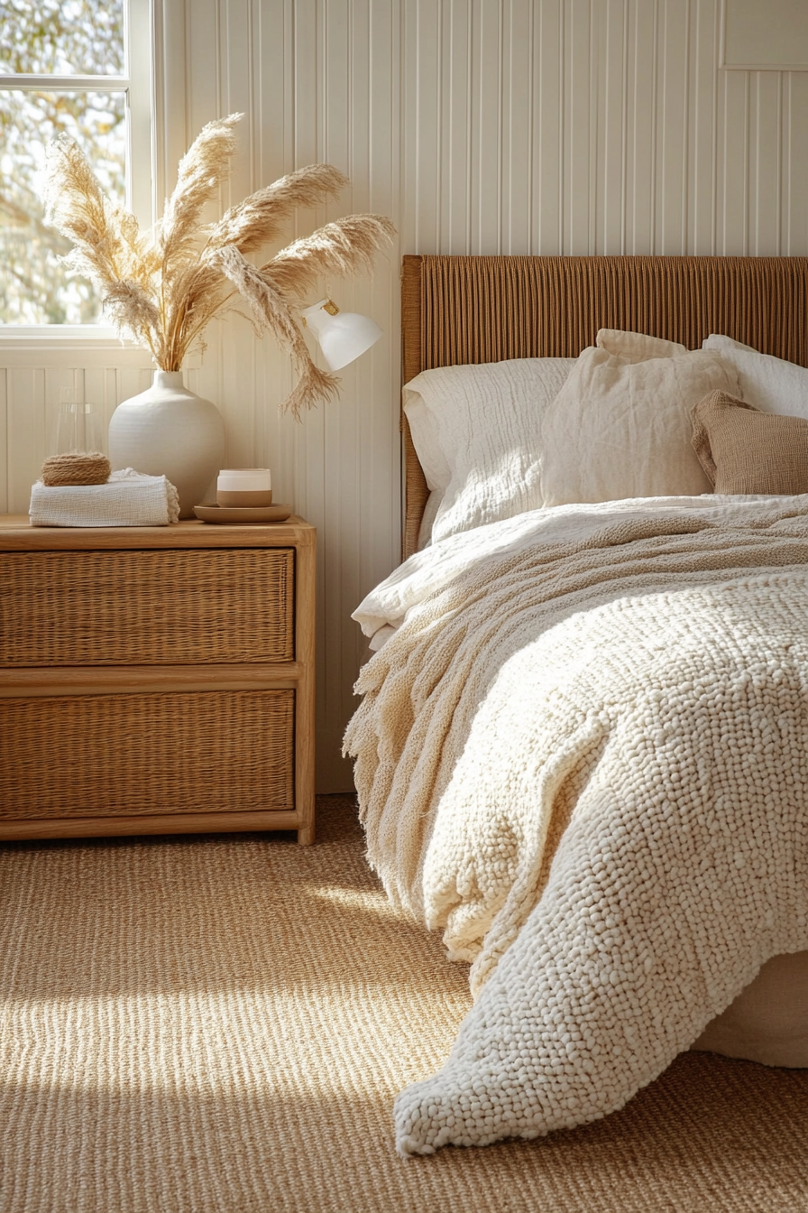 13. Serene Sand Dunes (Scandinavian Bedroom Ideas) - Scandinavian Bedroom Ideas
