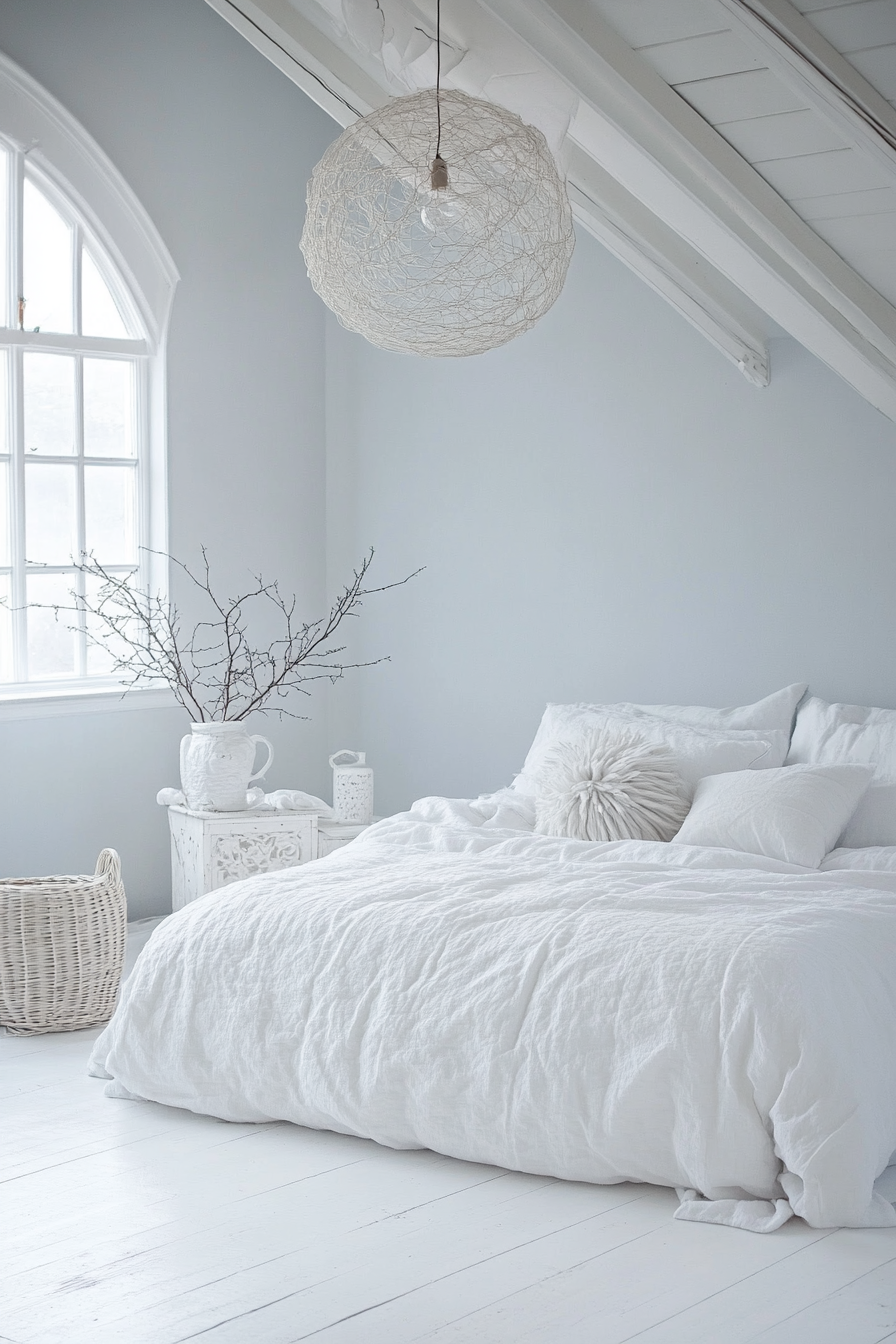 19. Cloud Nine Retreat (Scandinavian Bedroom Ideas) - Scandinavian Bedroom Ideas