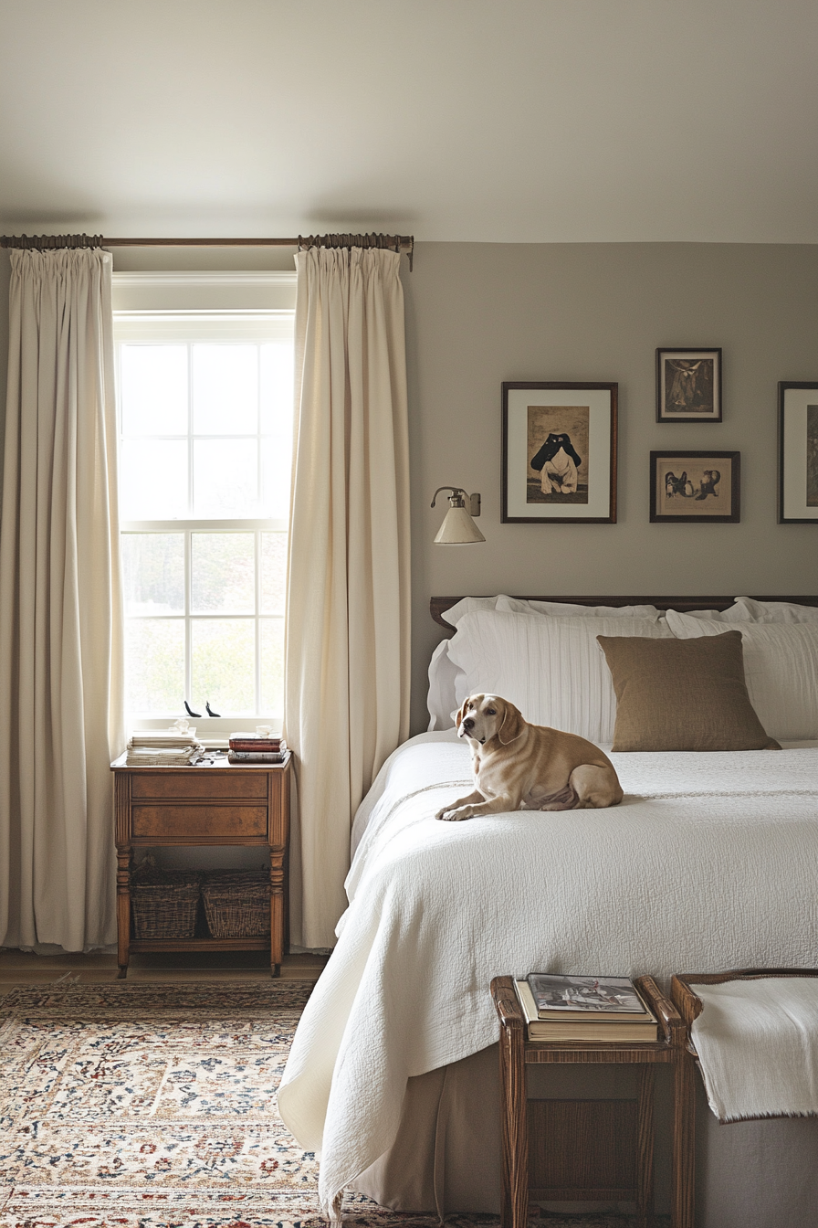 23. Vintage Nordic Charm (Scandinavian Bedroom Ideas) - Scandinavian Bedroom Ideas