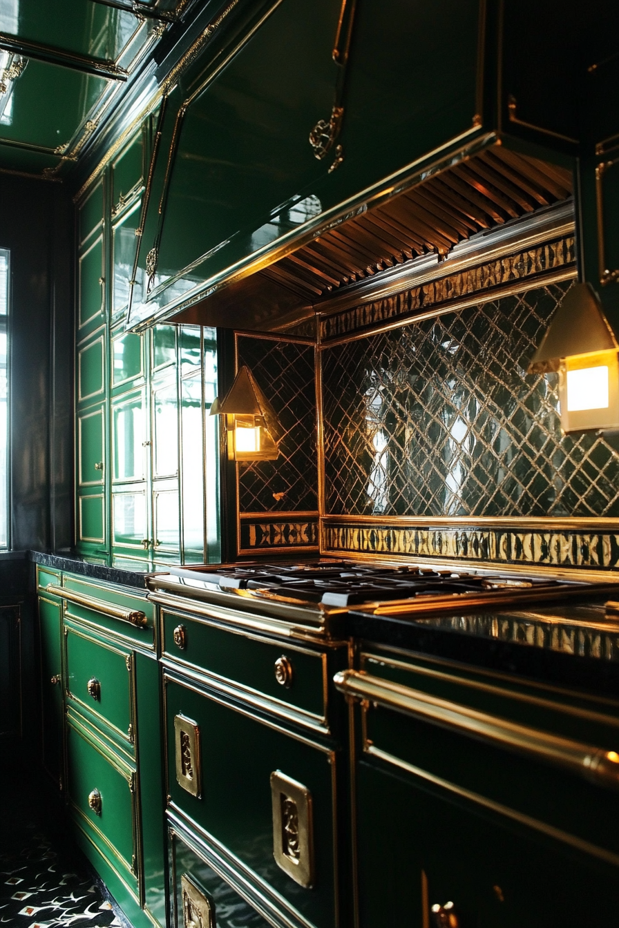 11. Art Deco Glamour (Classic Kitchen Ideas) - Classic Kitchen Ideas