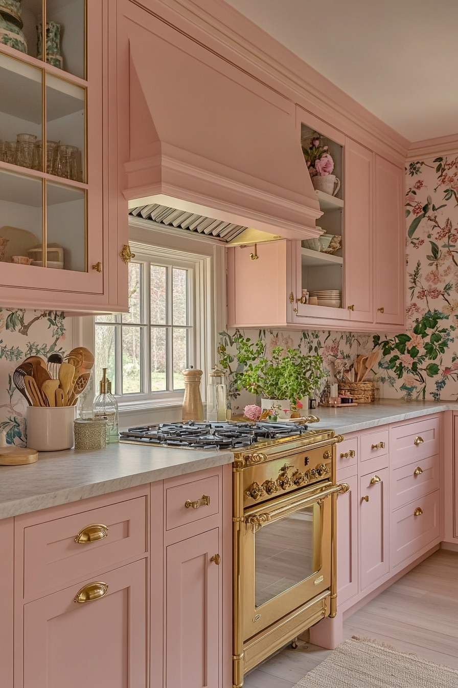 25. Grandmillennial Florals (Classic Kitchen Ideas) - Classic Kitchen Ideas