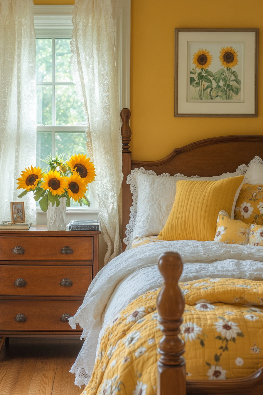 27 Stunning Sunflower Bedroom Ideas 2025 – Home Design & Decor