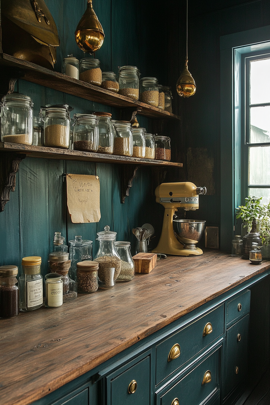 19. Antique Apothecary Kitchen (Vintage Kitchen Ideas) - Vintage Kitchen Ideas