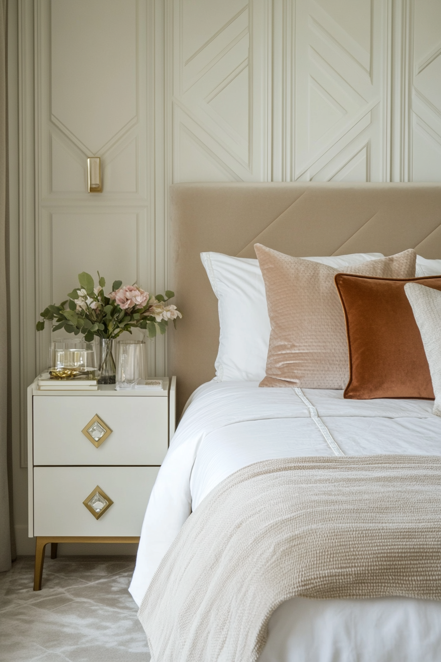 10. Art Deco Revival (Off White Bedroom Ideas) - Off White Bedroom Ideas