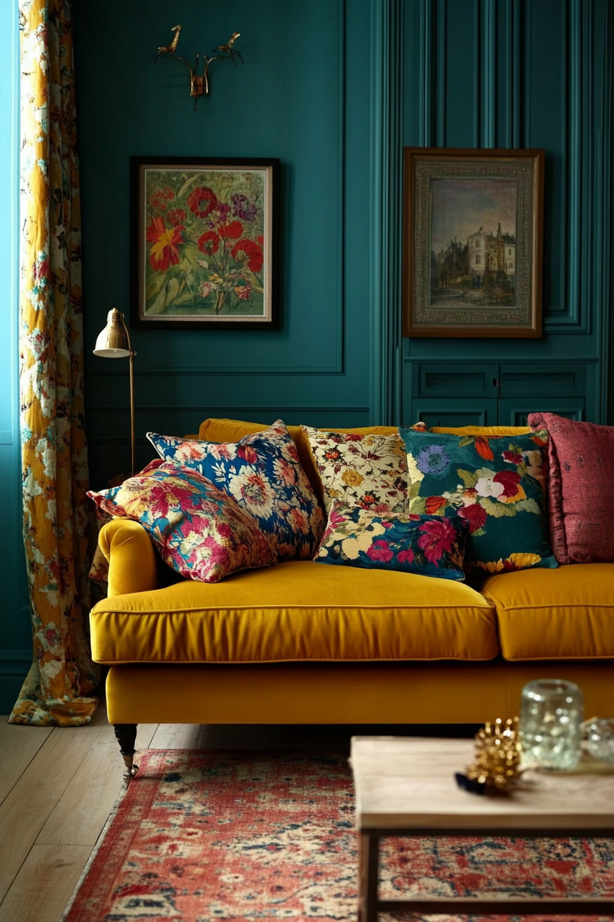 20. Eclectic Cozy (Cozy Living Room Ideas) - Cozy Living Room Ideas